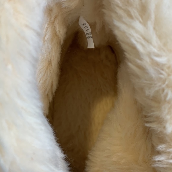 J. Crew Suede Slipper Boots Shearling Nutmeg NEW! - Picture 5 of 7